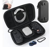 WEPIGEEK Slim Travel Case for Backbone One / Backbone Playstation / Razer Kishi V2 Gaming Controller with Joysticks and Hanging Buckle-Black