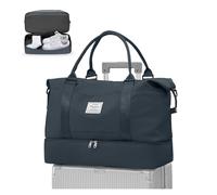 WEPLAN for Easyjet Airlines Underseat Cabin Bag 45x36x20 Travel Duffel Bag Women Men Weekend Overnight Bags Flight Holdall Carry on Hand Luggage Sport Gym Bags Mum Hospital Maternity,Slate Gray L
