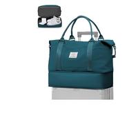 WEPLAN Ryanair Cabin Bag 40x30x20 Wizzair Underseat Travel Duffel Bag Women Men Weekend Overnight Bags Flight Holdall Carry on Hand Luggage Sport Gym Bags Hospital Maternity Womens,A04-Peacock Blue