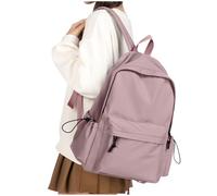 WEPLAN School Bags for Teenage Girls Boys Secondary Middle High School Backpack Womens Casual Daypack Water Resistant Laptop Backpack Women 14 inch College Rucksack Travel Work Bag Schoolbag,Purple