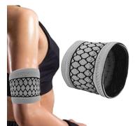 WepMeds Care Updated Arm Band for Diabetic CGM Sensor Protective Dia Band suits Freestyle Libre, Medtronic, Dexcom Grey (L)