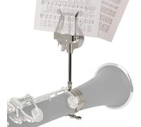 Weppduk Clarinet Sheet Music Clip | Adjustable Marching Band Music Lyre Strong Spring Music Sheet Clip - Trumpet Marching Lyre, Music Book Clip for Practicing Beginners Marching Band