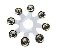 Weppduk DIY Set, Drum Plates - Black Stainless Steel Set for Drums | Rustproof Drum Supplies, Multifunctional Plates for Improved Rhythms,