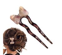 Weppduk French Hair Pins, French Twist Hair Pin - Chinese Hair Stick - Cute Chinese Hairpin Aesthetic Hair Accessory U Pins for Women and Girls Hair Bun