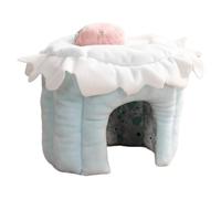 Weppduk Hamster Cave Bed - Hamster Warm Bed Small Tunnel House | Hamster Hiideout Nest | Small Animal Tunnel Bed For Bunnies, Golden Bears, Dutch Pigs
