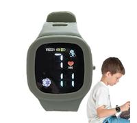 Weppduk Sport Watch for Kids | Square Wristwatches Colorful LED Display | Silicone Multi-Function Digital Watches, Birthday for Boys and Girls Aged 3-10