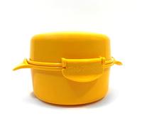 WePrep Microwave Egg Cooker - Perfectly cooked Eggs in seconds. Great for Scrambled eggs, omelettes and many more | Made In The UK | MicroPot - Yellow
