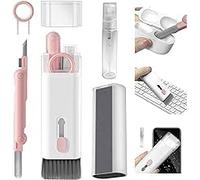 WEPTIX 7 in 1 Electronic Cleaner Kit, Keyboard Cleaner Kit with Brush, 3 in 1 Cleaning Pen for Airpods Pro, Multifunctional Cleaning Kit for Earphone, Keyboard, Laptop, Phone, PC Monitor-Multicolor