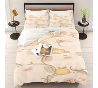 WEQEER Capybara Bed Linen 135 x 200 cm, Funny Capybara Duvet Cover, Cute Animals Bedding Set, Soft Cosy Duvet Cover for Children, Adults (2, Single 135 x 200 cm)
