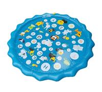 Weqizuerqi 170cm Splash Pad For Kids/Dogs Sprinkler Paddling Pools Water Play Mat Thickened Non Slip Water Sprinkler Pad Inflatable Water Toys For toddler SUMMER GARDENs