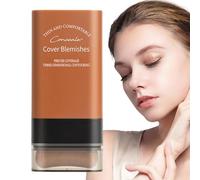 Weqizuerqi 20g Hydrating Lightweight Foundation Stick With Brush, Anti Foundation Stick, Instant Concealing Foundation Stick, Full Coverage Waterproof Thin And Comfortable Cover