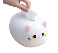 Weqizuerqi 22 x 16 x 13 cm Tissue Box Cat Tissue Box Cute Cartoon Paper Towel Dispenser in Cartoon Cat Shape Bathroom Living Room Bedroom Car and Office