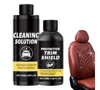 Weqizuerqi Auto Trim Restorer - Vehicle Renovation Polishing Kit - Anti-Static Car Trim Cleaning and Care Kit for Garage Truck RV Interior Dashboard Restoration Repair Shop SUV