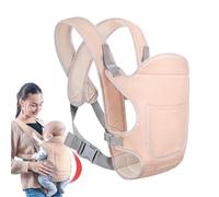 Weqizuerqi Baby Carrier, Scalable Baby Carrier - Safety Harness with Adjustable Buckles, Breathable Fabric for Comfortable Urban Transport and Outdoor Adventures