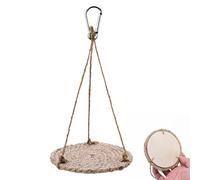 Weqizuerqi Bearded Dragon Swing, Bearded Dragon Hammock, Lizard Cage Bed - Small Pets Carrier, Tank Accessories, Breathable Mesh Bear Toy for Snakes, Snakes