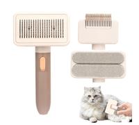 Weqizuerqi Cat Brush for Losing Detangling Pet Comb Cat Deshedding Brush Multifunctional Cat Detangling Brush Portable Cleaning Tool Pet Supplies