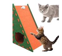 Weqizuerqi Cat Scratcher, Felt Cat Scratcher | Integrated Cat Scratching Card Vertical Triangular | Cat Climbing Mat to Wear Paver No Tariff