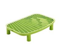 Weqizuerqi Cat Steps for Cat Litter, Double Stored Scatter Catcher for Cats, Easy to Clean Kitten Step Collection Stairs for Living Room, Study, Balcony, Apartment