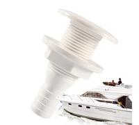Weqizuerqi Cover Fittings for Boats, Marine Hose Connection with Nozzle Drain Fitting - Straight Boat Accessories Floor Deck Drain for Boats Yachts