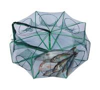 Weqizuerqi Crab Trap, Shrimp Throwing Net, Portable Foldable Cast Fish Trap, Crab Trap in Innovative Design for Catching Crabs, Lobsters, Small Fish, Shrimp and Crabs