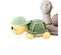 Weqizuerqi Cuddly Toy Turtle, Plush Turtles with Soft Decorative Cushion for Children's Room and Beach Motif