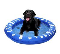 Weqizuerqi Dog Pool Mat - Inflatable Swimming Aid for Dogs - Swimming Aid Water Toy for All Sizes Pets Outdoor Summer Lake River Camping Party