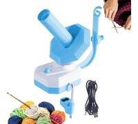 Weqizuerqi Electric Thread Ball Winder Wire Ball Winder Electric String Winder Automatic Knitting Tool Provides Spooler for Crochet Lovers, Women