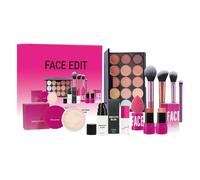 Weqizuerqi Face Make-Up Set, Face Makeup Sets for Women - Make Up Kit Brushes Eyeshadow Palette Primer - Makeup Set, Blush Stick Loose Powder for Birthday Holiday Durable