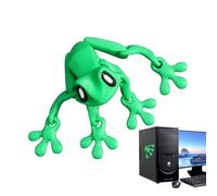 Weqizuerqi Frog Magnets | 3D Printed Refrigerator Magnet Frog Toys - Kitchen Accessories Decorative for Kitchen Fridge Whiteboard Dishwasher Locker Mailbox Cabinets Car Office Dorm School