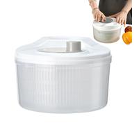 Weqizuerqi Fruit Rinse Spinner Bowl | Manual Washing Bowl - Double Layer Washing Basket for Berries Household Student Dorm Apartment Motorhome Travelers