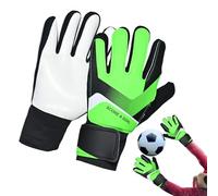 Weqizuerqi Goal Goal Gloves - Latex Goal Gloves, Adhesive Football Mitts for Men Women and Athletes