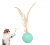 Weqizuerqi Interactive Cat Toy Ball, Balls for Cats - Self-Understanding Toy - Interactive Sensory Stimulation Spring Ball for Cat Play - Hunting - Indoor Training Boredom