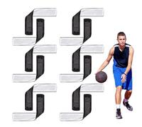 Weqizuerqi Jersey Sleeve Bands, Sports Accessories Mesh with Hook Fastener | 12 Pieces Sports Sleeve Fasteners for Men Women Exercise Tennis Baseball Running Basketball