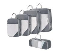 Weqizuerqi Luggage Compression Bags | Suitcases Packing Organizer | Waterproof Foldable Space Saving Compression Pouch for Airplane Cruise Trip Moving Vacation Luggage