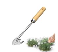Weqizuerqi Manual Weeding Tool - Stainless Steel Puller with Gear,Double for Weeding, Heavy Duty Solution for Lawn Garden Farm Vegetable Garden Vegetable Garden