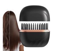 Weqizuerqi Mini Cordless Hair Straightener Brush | Portable Hair Styling Tool - Fast Heating Straightening Brush for Girls Ladies Professional Travellers Busy Salon Holiday Daily Use