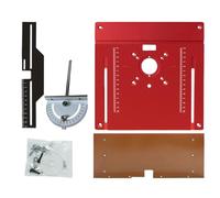 Weqizuerqi Router Table Insert, Router Plate Insert, Multifunctional Router Insert Plate with Centre Hole - Woodworking Tools for Beginners - Enthusiasts - Professionals