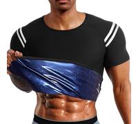 Weqizuerqi Sauna Vest Men Sauna T Shirts Body Shaper Sweat Vest Workout Tank Top Gym Top Workout Slimming Body Shape Promote Sweating And Fat Burning