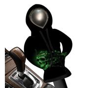 Weqizuerqi Shift Lever Cover - Creative Funny Cover with Skull Design | Car Interior Cute Accessories, For Funny Lifestyle Personal Hobby Daily Fashion Home And