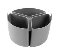 Weqizuerqi Slow Cooker Divider - Divided Stew Pot Insert - 3-Compartment, Heat-Resistant, Food-Grade Cooking Accessories For Meal Prep, Diet Meal Separation