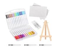 Weqizuerqi Textured Foam Paint Kit, 3D Foam Paint for with Drawing Paper | Parent-Child Interactive Activity For Home, School And Travel