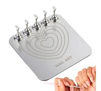 Weqizuerqi The Nail Stand for Press-On Nails - Stable and Reusable Magnetic Manicure Practice Device | Salon Accessories Nail Painting Holder for Women Girlfriends Wives Girls Beginners