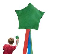 Weqizuerqi Throwing Bags for Skill Games, Star Pockets with Weights | Portable Game Accessory with Ribbons and Weights for Carnival, Classroom, Beach and Sports Lessons