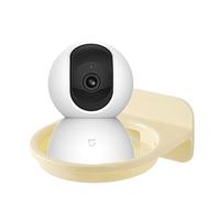 Weqizuerqi Wall Mounted Monitor Holder, Camera Holder Shelf - Round Holder Bracket Wall Mounted Holder Shelf - Floating Storage Shelf No Drilling Space Saving Wall Shelf for Monitor