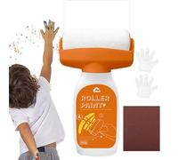 Weqizuerqi Wall Repair Roller Brush, Touch Up Paint White Roller, Wall Paint Roller White, Wall Paint Roller, Removes Advertising, Dirty Shoe Prints, Graffiti, Wall Scratches and More