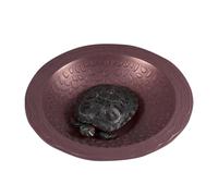 Weqizuerqi Water Bowl, Reptile Feeding Bowl, Amphibian Habitat Accessories, Bath Pool, Aquarium Ornament for the Bearded Dragon Snake Gecko