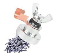 Weqizuerqi Welding Magnet Earth Clamp, Magnetic Welding Base - Small Welding Support Heavy Duty, Support Tool for High Performance Soldering - Support for Workshop Constructions