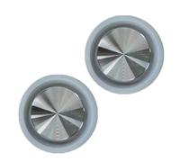 Weqspj 2Pcs 65mm Rubber Bass Radiator Passive Plate Woofer Vibrations Membrane Passive Radiator Auxiliaries Vibrations Plates Auxiliary Rubber Plate