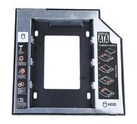 Weqspj Aluminum 9.5mm 12.7mm 2nd Hard Disk Drives Caddys For Laptop CDDVD ROM Bay With Shockproof Laptop HDDs Caddys