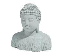 Weqspj Buddhist Statue Blue Sandstone Sculpture Handcrafted Spiritual Art for Desk Bookshelves Decoration Bluestone Figurine Home Decoration